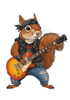 One-Sided B Minor and The Shadows Squirrel T-Shirt
