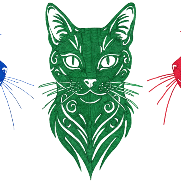 3 Cats T- Shirt
