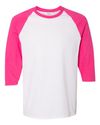 Three Quarter Sleeve Baseball T-Shirt (9 Colors Available)