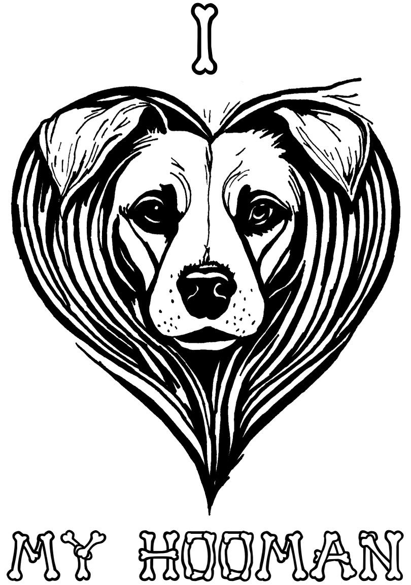 I Love My Hooman Dog T-Shirt