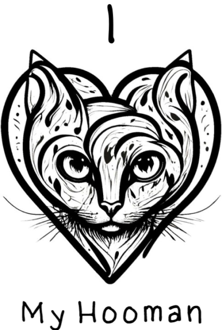 I Love My Hooman Cat T-Shirt