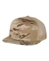 5 Panel Flat Brim Snapback Trucker Hat (8 Colors Available)