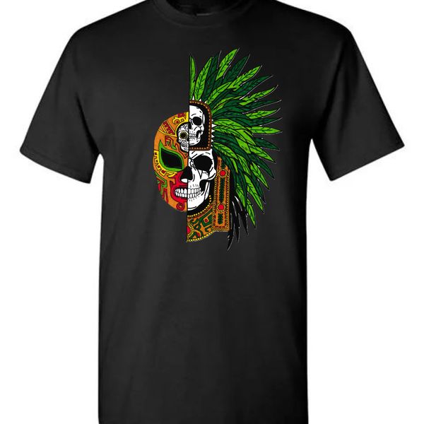 Aztec Shaman/Lucha Mask T-Shirt