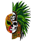 Aztec Shaman/Lucha Mask T-Shirt
