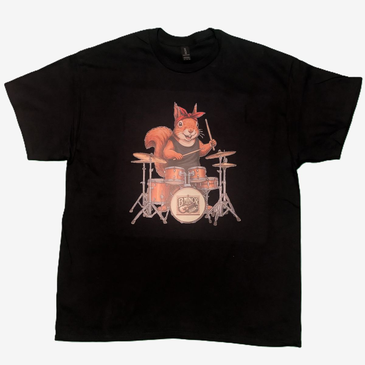 One-Sided B Minor and The Shadows Squirrel T-Shirt