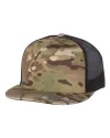 5 Panel Flat Brim Snapback Trucker Hat (8 Colors Available)