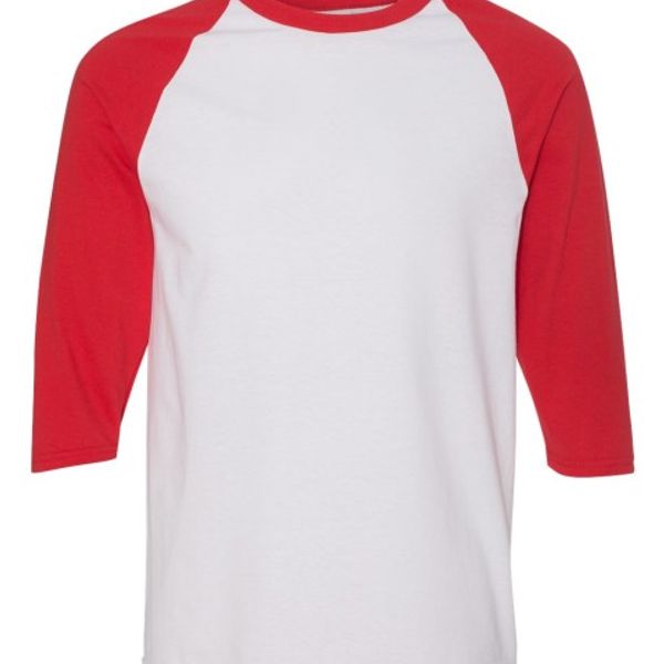 Three Quarter Sleeve Baseball T-Shirt (9 Colors Available)