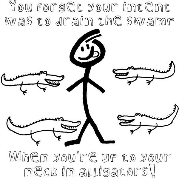 Up To Your Neck In Alligators T-Shirt