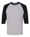Three Quarter Sleeve Baseball T-Shirt (9 Colors Available)