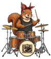 One-Sided B Minor and The Shadows Squirrel T-Shirt
