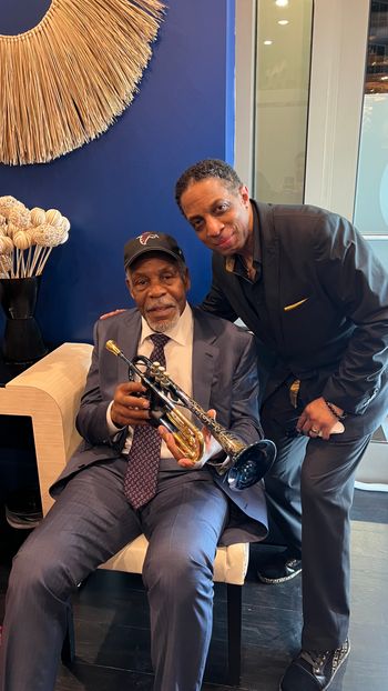 Actor Danny Glover and M3
