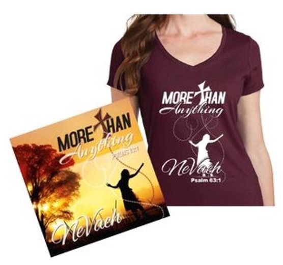 More Than Anything Fan Bundle - Ladies V-Neck