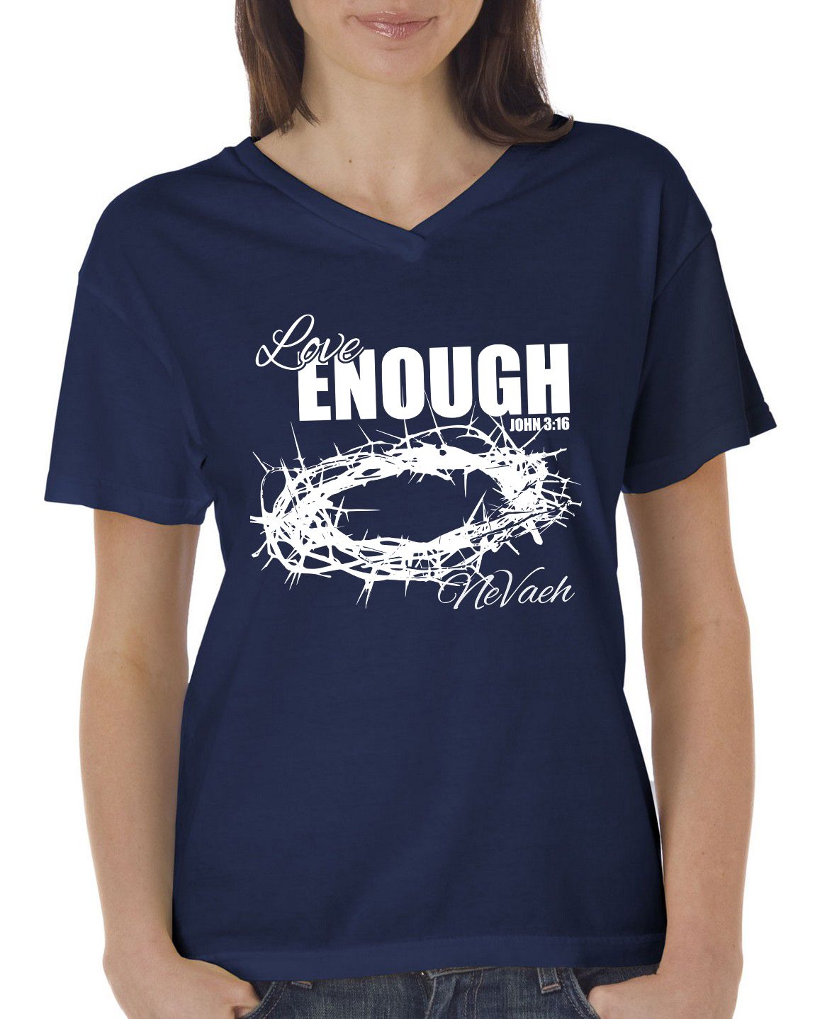 Love Enough T-Shirt - Ladies V-Neck