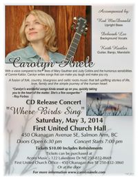 Carolyn Anele 'Where Birds Sing' Cd Release Concert 