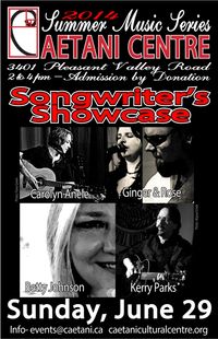 Caetani House Songwriter's Circle - Summer Music Series