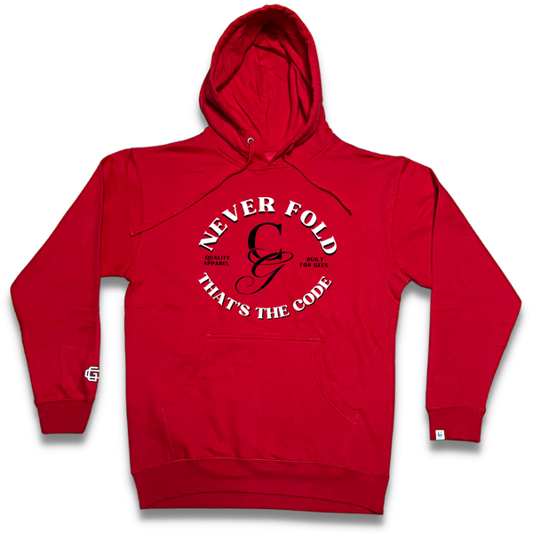 "Never Fold" Midweight Hoody