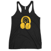 *Glycerine headphone" Raceback Tank-Top