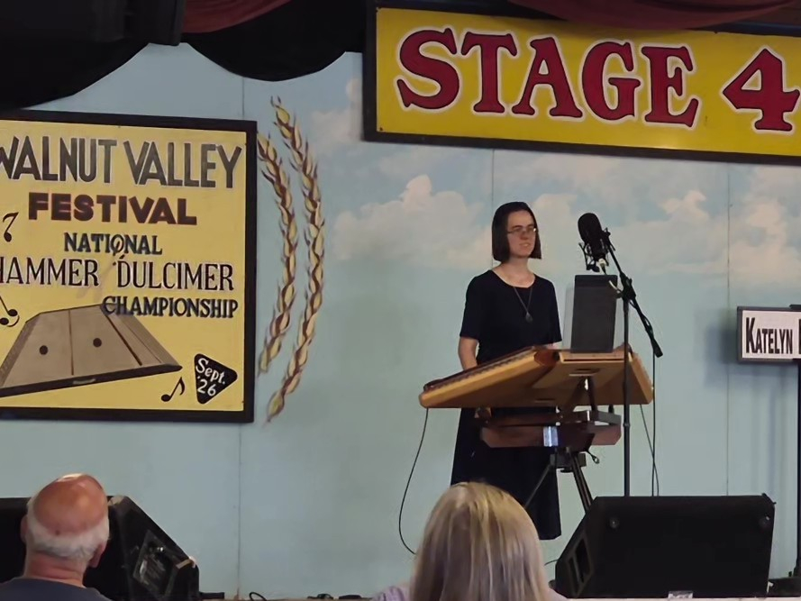 Katelyn Baas Hammer Dulcimer ChampionshipWalnut Valley Festival Winfield KS