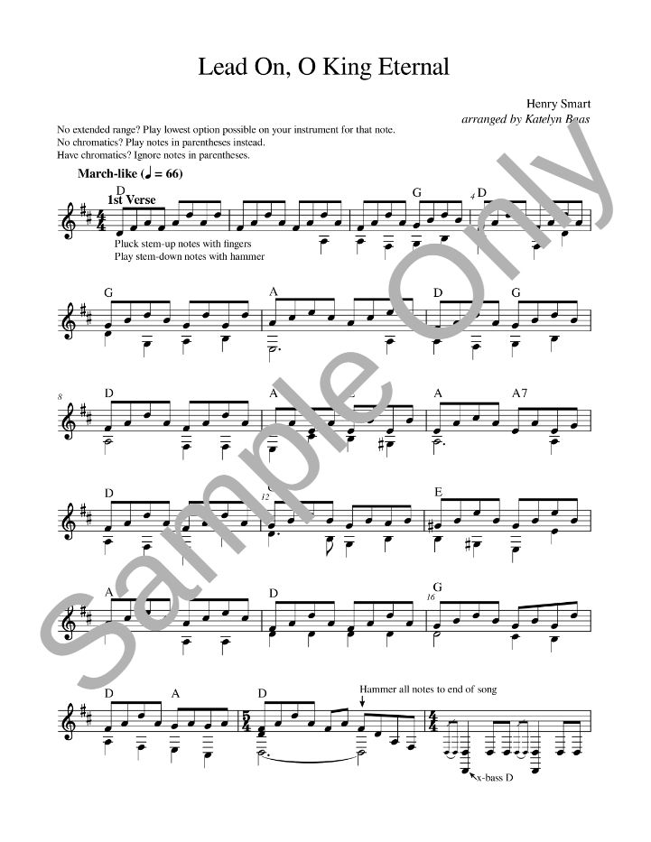 Lead On, O King Eternal PDF Download