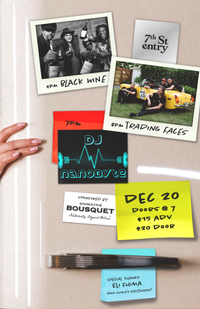 Domaine Bousquet Winery Presents:  BLACK WINE & TRADING FACES w/ DJ Nanobyte