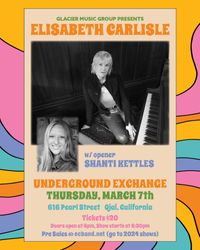 Elisabeth Carlisle w/ opener Shanti Kettles