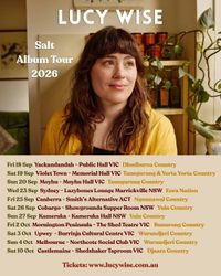 Lucy Wise "Salt" Album Launch with special guest Charlotte Le Lievre