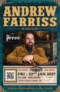 Andrew Farriss at The Press with Charlotte Le Lievre - Tamworth Country Music Festival 2027