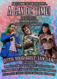 An Evening of Sin. Burlesque, Drag, & Variety Show