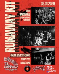 Runaway Kit with Varitones + Next Week’s Washing