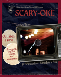 uOttawa Theatre Club - Halloween Scary-oke