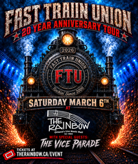 An Evening of Rock celebrating 20 year Anniversary of "Fast Train Union" with special guests "The Vice Parade".