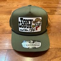 TL184 YELLOW ROSE OLIVE GREEN HAT