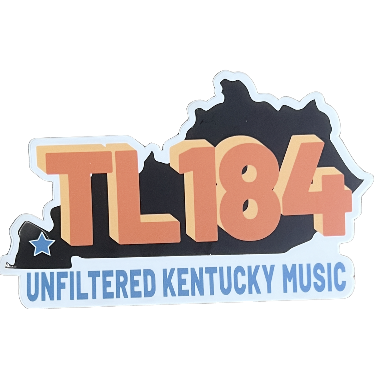 TL184 LARGE KY STICKER