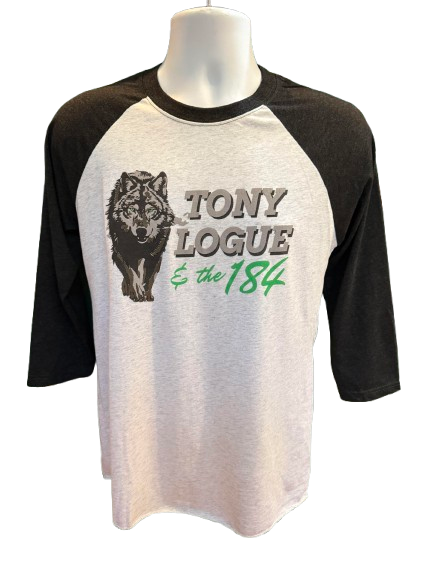 TL184 WOLFE BASEBALL TEE