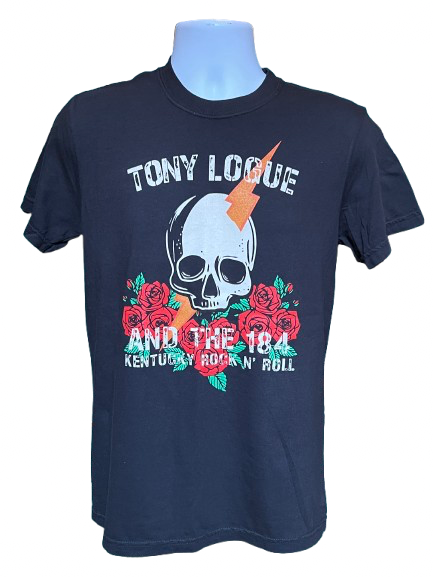 TL & THE 184 SKULL/ROSES  TSHIRT