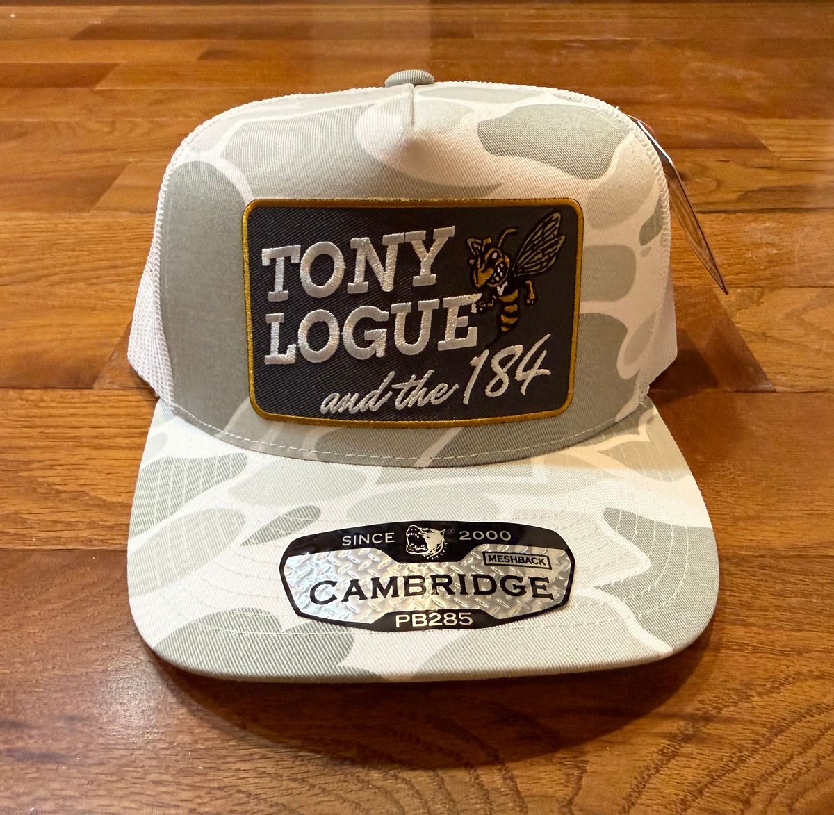 TL184 BEE WHITE CAMO HAT
