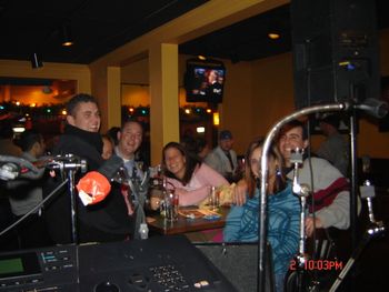 Sorry about the mic stand in the way, but i took another picture! I'm just a blind that's all. (tee-hee)
