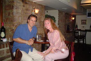 Another good looking couple, Julie & Steve, Our new found friends!
