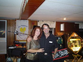 Sue-Z & Mar-T, having a good time at The American Legion in Yardley for mis-chief night!
