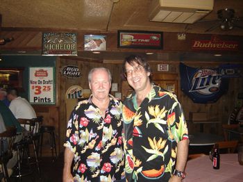 Bill & Mar-T, They have the same taste in shirts!
