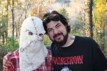 Who is that masked youngster, Why it's my Son Logan!
