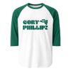 Unisex 3/4 Sleeve Raglan Shirt 