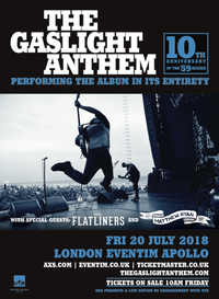 Matthew Ryan and the Northern Wires supporting The Gaslight Anthem