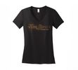 Fitted V-NECK with Copper Logo