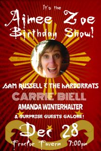AIMEE'S B-DAY SHOW!!!!! w/Carrie Biell & Amanda Winterhalter