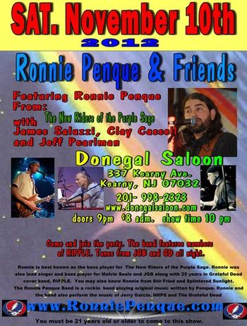 Ronnie Penque Band Donegal Saloon - Kearny NJ 11-10-12
