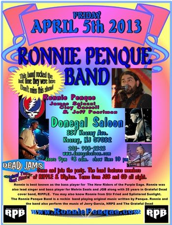 Ronnie Penque Band Donegal Saloon - Kearny NJ 4-5-13

