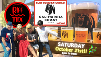 SURF ROCK SATURDAY with RIFF TIDE {ft. Debi Red} @CAL COAST BEER CO.!
