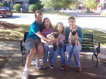 Casey and Ava meeting their new family.
