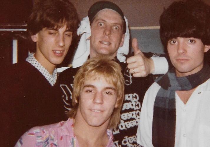 Kent Parco (bass), Jeff Hunter (drums) & Tommy Ford (guitar), with Cheap Trick's, Rick Nielsen